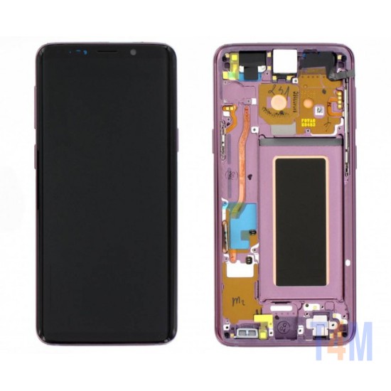 TOUCH+DISPLAY+FRAME SAMSUNG GALAXY S9/G960F ROXO (SERVICE PACK GH97-21696B)
